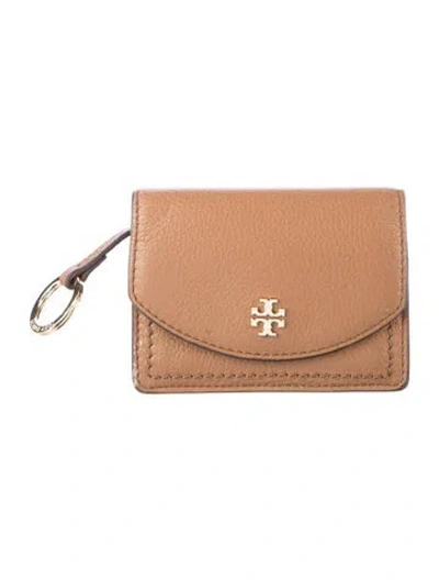 Pre-owned Tory Burch Leather Wallet In Brown