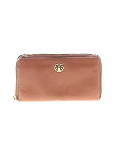 Pre-owned Tory Burch Leather Wallet In Brown