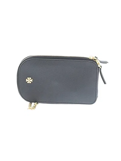 Pre-owned Tory Burch Leather Wallet In Gray