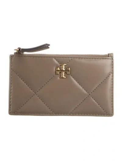 Pre-owned Tory Burch Leather Wallet In Neutral