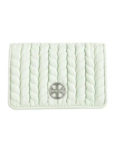 Pre-owned Tory Burch Leather Wallet In Neutral