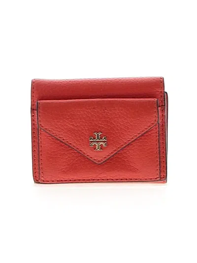 Pre-owned Tory Burch Leather Wallet In Orange