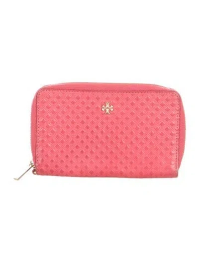 Pre-owned Tory Burch Leather Wallet In Pink