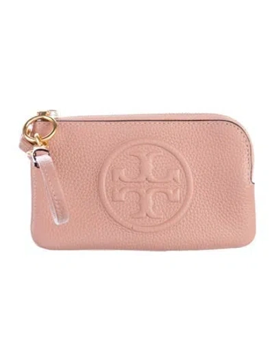 Pre-owned Tory Burch Leather Wallet In Pink
