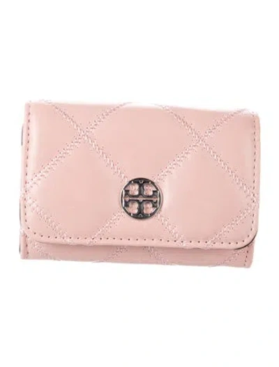 Pre-owned Tory Burch Leather Wallet In Pink
