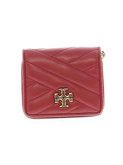 Pre-owned Tory Burch Leather Wallet In Red