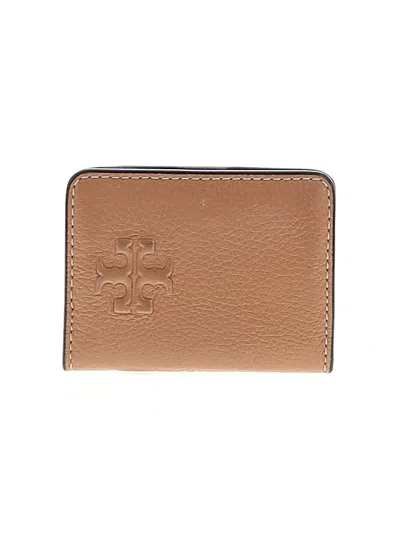 Pre-owned Tory Burch Leather Wallet In Tan