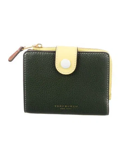 Pre-owned Tory Burch Leather Wallet W/ Tags In Multi