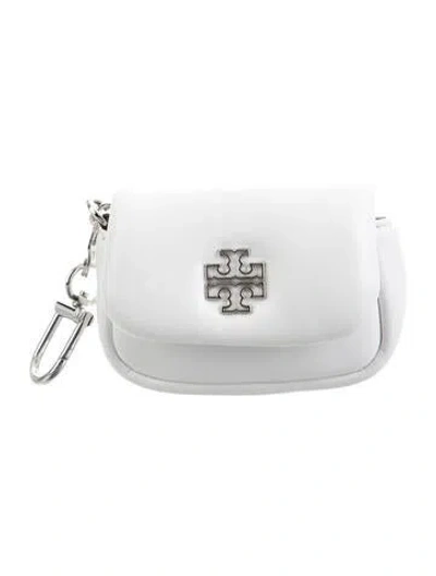 Pre-owned Tory Burch Leather Wallet In White