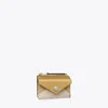 Tory Burch Leather Zip Card Case In Multi
