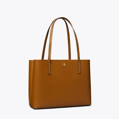 Tory Burch Leather Zip Tote In Cortado/cortado