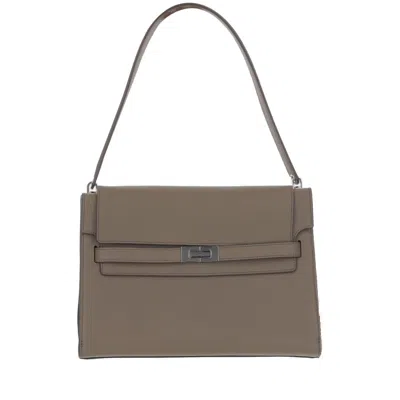 Tory Burch Lee Radziwill Bag Large In Gray
