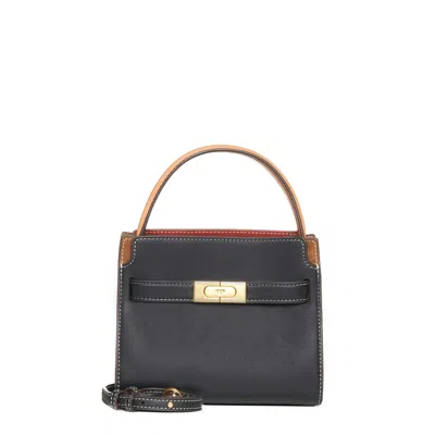 Tory Burch Lee Radziwill Black Leather Bag