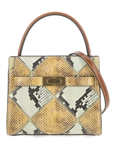 Tory Burch Lee Radziwill Diamond Embossed Tote Bag In Multi