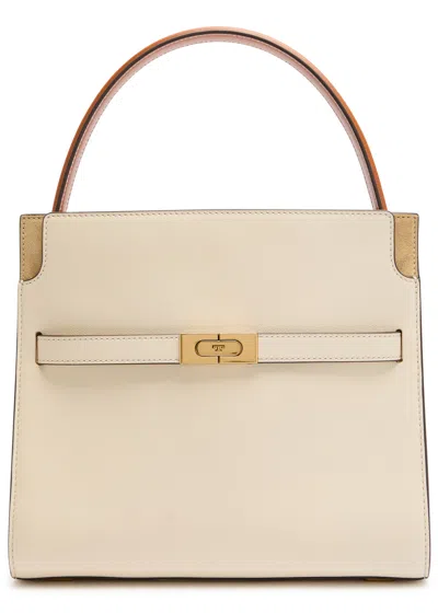 Tory Burch Lee Radziwill Double Small Leather Top Handle Bag