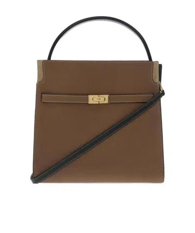 Tory Burch Lee Radziwill Double Tote Bag In Green