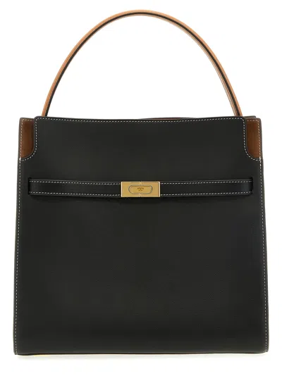 Tory Burch Lee Radziwill Hand Bags Black