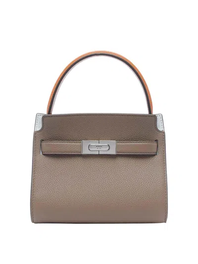Tory Burch Lee Radziwill Handbag In Beige