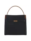 Tory Burch Lee Radziwill Tote Bag In Black
