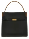 Tory Burch Lee Radziwill Tote Bag In Black