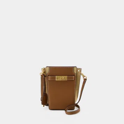 Tory Burch Lee Radziwill Double Bucket Bag In Brown