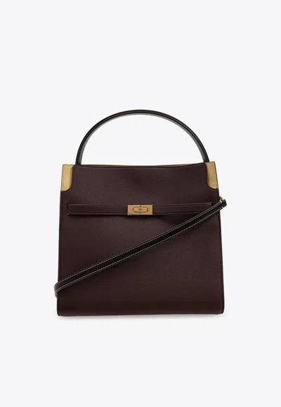 Tory Burch Lee Radziwill Leather Shoulder Bag