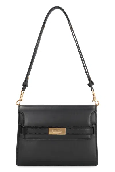 Tory Burch Lee Radziwill Shoulder Bags In Black