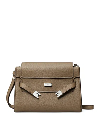 TORY BURCH LEE RADZIWILL LEATHER SHOULDER BAG