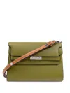 Tory Burch Lee Radziwill Shoulder Bag In Green