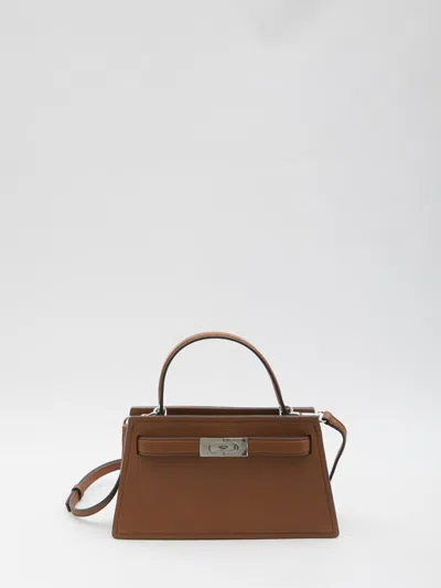 Tory Burch Lee Radziwill Mini Bag In Brown