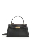 Tory Burch Lee Radziwill Pebble Mini Top Handle Handbags Black