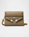Tory Burch Lee Radziwill Shoulder Bag In Wild Mushroom