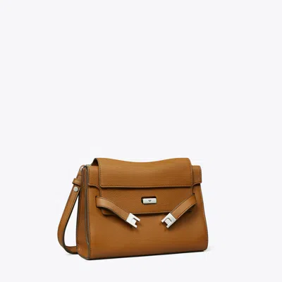 TORY BURCH LEE RADZIWILL PEBBLED SHOULDER BAG