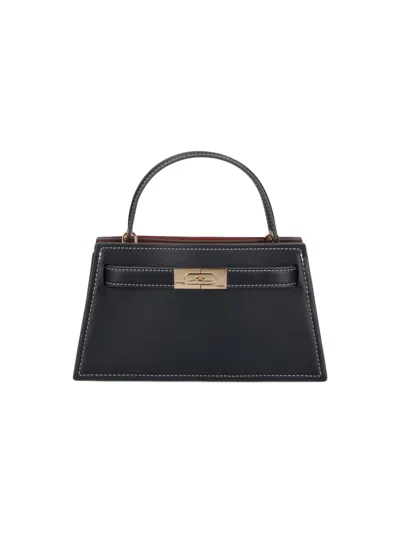 Tory Burch "lee Radziwill" Petite Bag In Black