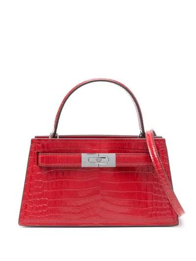 Tory Burch Lee Radziwill Piccola In Pelle In Red
