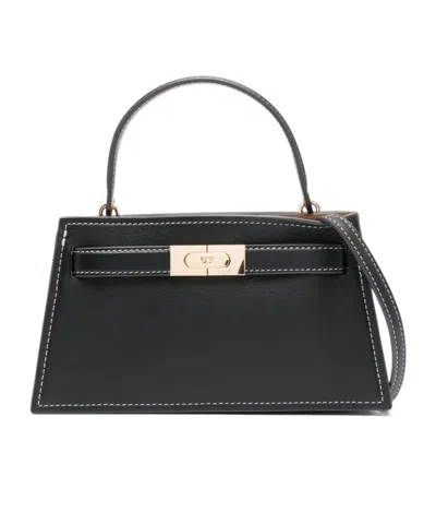 Tory Burch Lee Radziwill Shoulder Bag In Black
