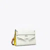 Tory Burch Lee Radziwill Shoulder Bag In Blanc