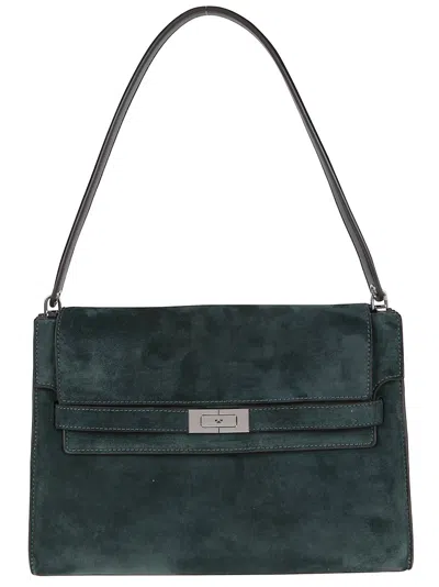 Tory Burch Lee Radziwill Shoulder Bag In Blue