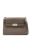 Tory Burch Lee Radziwill Shoulder Bag In Brown