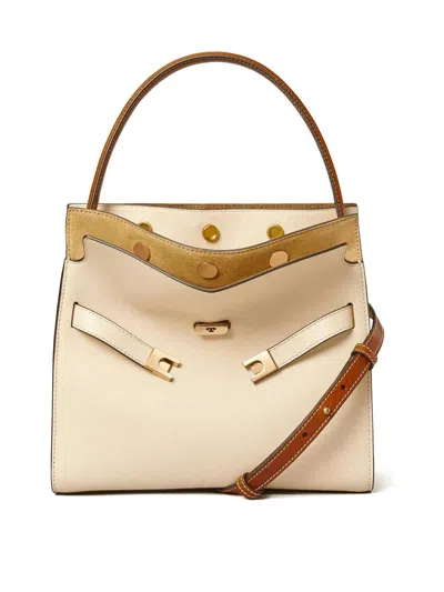 Tory Burch Bolsa Bandolera In Nude & Neutrals