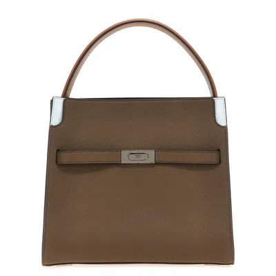 Tory Burch Lee Radziwill Small Handbag In Brown