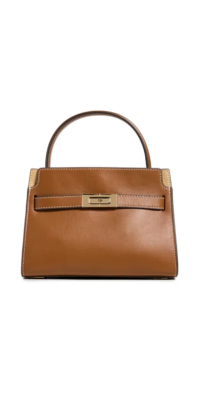 Tory Burch Lee Radziwill Small Tote Aged Tan