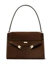Tory Burch Lee Radziwill Suede Large Shoulder Bag