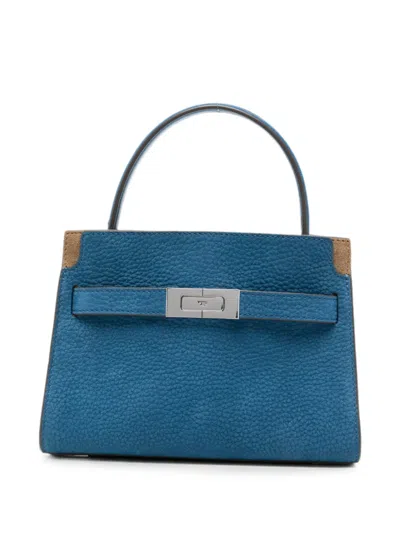 Tory Burch Lee Radziwill Tote Bag In Blue