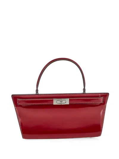 Pre-owned Tory Burch Lee Radziwill Two-way Handbag In Red