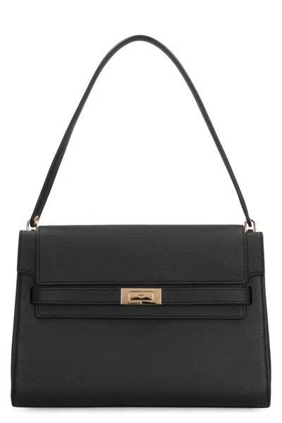 Tory Burch Lee Radziwilli Grande Shoulder Bag In Black