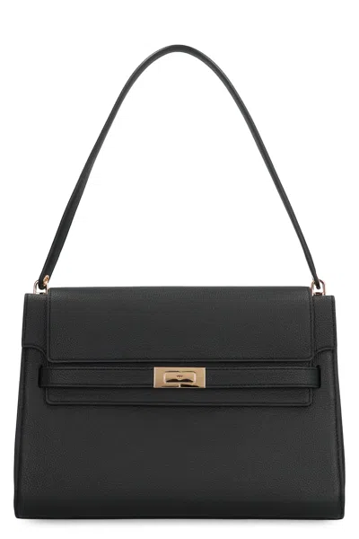 Tory Burch Lee Radziwilli Grande Shoulder Bag In Black