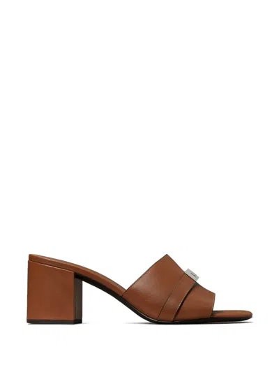 Tory Burch Leelee Heeled Mule In Brown