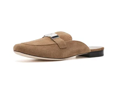 Tory Burch Leelee Loafer Mules Women's Shoes Weathered Oak: 6 M, Leather/suede In Brown