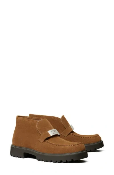 Tory Burch Leelee Lug Bootie In Brown